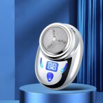 Rasoir lectrique portable pour homme ? mini rasoir rechargeable usb avec cran lcd pour les voyages, ...