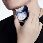 Rasoir lectrique de voyage pour homme ? rasoir rotatif portable et tanche, tondeuse  barbe haute vitesse ...