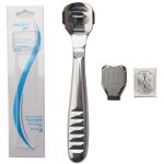 Rasoir pour enlever les cro�tes de talon, outil de p�dicure pour les mains et les pieds, manche en acier ...