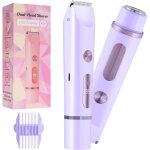 Rasoir intime pour femme, 2 en 1, double t�te, mini rasoir pour femme, avec indicateur de niveau de batterie ...