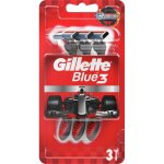 Rasoir jetable gillette blue3 pour hommes, lot de 3