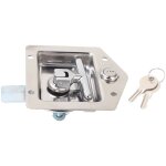 Rastky serrure � poign�e � palette encastr�e, serrure � poign�e en forme d'acier inoxydable avec 2 cl�s, ...