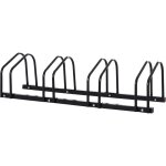 R�telier 4 v�los, support de rangement pour pneus, entraxe de 65 mm, fixation au sol ou murale, pour ...