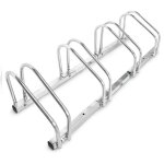 Relaxdays - râtelier 4 vélos système range vélo acier fixation sol mur intérieur extérieur Relaxdays - râtelier 4 vélos système range vélo acier fixation sol mur intérieur extérieur