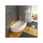 Baignoire rosa ii tablier: avec tablier - sens baignoire: gauche - dimensions baignoire d'angle et asym�trique ...