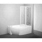 Ravak - supernova - pare - baignoire vsk2 rosa 150 p, droite, blanc / pluie 76p8010041