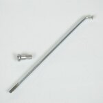 Rayon de jante avec �crou pour moto diam�tre 3mm x 143mm x 115�