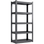 Rayonnage - 5 - �tages - m�tal - industriel - capacit� - 650kg - r�glable - garage - entrep�t - finition ...