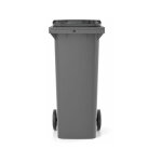 Rayonnage direct - conteneur poubelle 140 litres  prhension frontale - couvercle gris anthracite - ...