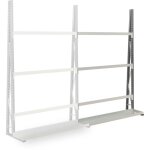 Rayonnage epsivol vertical - kit suivant simple face peint 2500x1800x600 mm