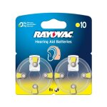 Pack de 8 piles auditives 10 rayovac pr70