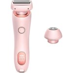 Razor rasoir lectrique 2 en 1 pour femme rasoir tanche pour le visage tondeuse bikini pilation (rose). ...