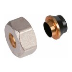 Rbm - raccord cuivre droit - femelle pas diam�tre 14 mm - tube cuivre recuit