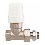 Robinet de radiateur droit à visser - f 1 / 2' - thermostatisable rbm Robinet de radiateur droit à visser - f 1 / 2' - thermostatisable rbm