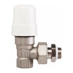 Robinet de radiateur équerre thermostatique - f 3 / 8' rbm Robinet de radiateur équerre thermostatique - f 3 / 8' rbm
