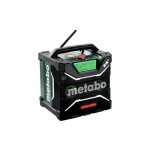 Metabo - radio de chantier sans fil rc 12 - 18 32w bt dab + avec fonction de chargement de la batterie ...