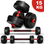Re:sport set d'haltères 2 en 1 de 15 kg set d'haltères réglables haltères courtes & haltères fermetures ... Re:sport set d'haltères 2 en 1 de 15 kg set d'haltères réglables haltères courtes & haltères fermetures ...