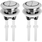 Lot de 2 boutons pression universels pour réservoir d'eau de wc - 38 mm - double chasse d'eau - bouton ... Lot de 2 boutons pression universels pour réservoir d'eau de wc - 38 mm - double chasse d'eau - bouton ...