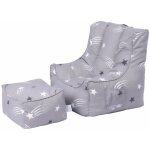 Ready steady bed - fauteuil poire pour enfants avec pouf, fauteuil poire imprimé pour enfants pour l'intérieur ... Ready steady bed - fauteuil poire pour enfants avec pouf, fauteuil poire imprimé pour enfants pour l'intérieur ...