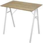 Mobili rebecca - rebecca mobili table d'ordinateur bureau de jeu gaming moderne en acier bois beige Mobili rebecca - rebecca mobili table d'ordinateur bureau de jeu gaming moderne en acier bois beige