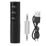 R�cepteur audio bluetooth 4. 1 lavalier avec prise auxiliaire 3, 5 mm et adaptateur mains libres pour ...