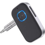 Recepteur bluetooth 5. 0 voiture, adaptateur bluetooth voiture 3, 5mm aux jack avec sans fil r�duction ...