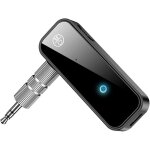 R�cepteur bluetooth 5. 0, voiture adaptateur bluetooth suppression du bruit, aux 3. 5mm jack adaptateur ...