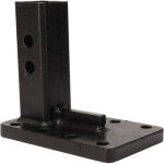 R�cepteur de crochet d'attelage, support d'attelage r�glable en acier alli� 4410lbs pour r�cepteurs d'attelage ...