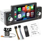 Récepteur multimédia stéréo de voiture autoradio à écran tactile de 5 pouces, prise en charge des appels ... Récepteur multimédia stéréo de voiture autoradio à écran tactile de 5 pouces, prise en charge des appels ...