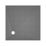 Wedi - receveur rectangle fundo primo coulement excentr 2000x1000x40mm