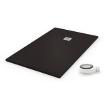 Receveur de douche 100x100 extra plat noir ral 9005