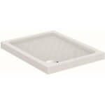 Receveur de douche 100x80 cm en c�ramique blanc brillant - larissa