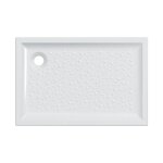 Receveur de douche 120x80 cm en c�ramique blanc brillant - geberit bastia