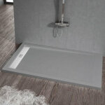 Stano. - receveur de douche 70 x 100 cm extra plat elite en rsine surface ardoise bton