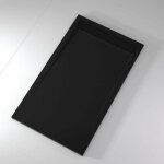 Stano. - receveur de douche 70x70 cm extra plat clever en r�sine surface ardois�e noir