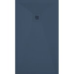 Receveur de douche 80x90 cm extra plat onda en résine surface ardoisée anthracite grille anthracite Receveur de douche 80x90 cm extra plat onda en résine surface ardoisée anthracite grille anthracite