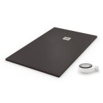 Pdd - receveur de douche 80x90 extra plat gris ardoise ral 7016 Pdd - receveur de douche 80x90 extra plat gris ardoise ral 7016
