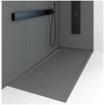 Stano. - receveur de douche 90 x 100 cm extra plat quore en résine surface ardoisée anthracite Stano. - receveur de douche 90 x 100 cm extra plat quore en résine surface ardoisée anthracite