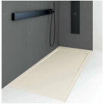 Stano. - receveur de douche 90 x 100 cm extra plat quore en résine surface ardoisée sable Stano. - receveur de douche 90 x 100 cm extra plat quore en résine surface ardoisée sable