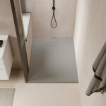 Stano. - receveur de douche 90 x 120 cm extra plat piatto en solicast surface ardoise gris