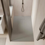 Stano. - receveur de douche 90 x 160 cm extra plat piatto en solicast surface ardoise gris