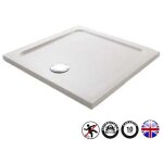 Jacob delafon - receveur douche antidrapant flight carr extra - plat 80 x 80