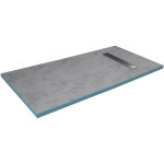 Aurlane - receveur de douche à carreler 90x160cm recoupable sur mesure - avec bonde caniveau rainy linear ... Aurlane - receveur de douche à carreler 90x160cm recoupable sur mesure - avec bonde caniveau rainy linear ...