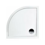Receveur de douche extra plat - slam leda quart de rond - 90 x 90 cm - blanc - à poser Receveur de douche extra plat - slam leda quart de rond - 90 x 90 cm - blanc - à poser