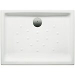 Receveur de douche en porcelaine blanche avec fond antid�rapant malta - roca dimensions : 1000x750 mm ...