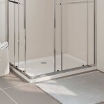 Receveur de douche rectangulaire abs blanc 80x110 cm