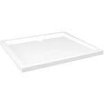 True deal - receveur de douche rectangulaire bac de douche abs blanc 80x90 cm 89053