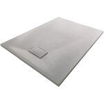 Bernstein - receveur de douche en smc - 3, 2 cm de hauteur - gris effet b�ton - dimensions et accessoires ...