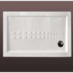Receveur de douche traditionnel 120x80 extra plat en céramique linea Receveur de douche traditionnel 120x80 extra plat en céramique linea