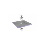 Jackon insulation - receveur jackoboard aqua centr 150x150 sh